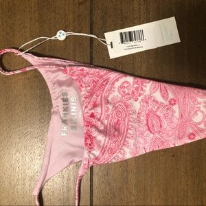 Frankie’s Bikinis Francesca Bottom in Pink Paisely